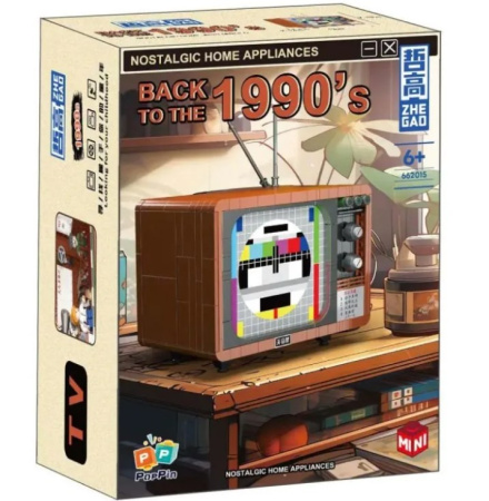 Конструктор Ретро Телевизор 662015 - Собери свой винтажный ТВ!