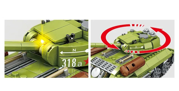 Конструктор Kazi 82043 Средний танк Т-34