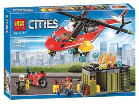 Конструктор Bela 10829 Пожарная команда быстрого реагирования