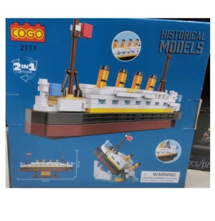 Конструктор 2111 COGO - Титаник (20,5 см)