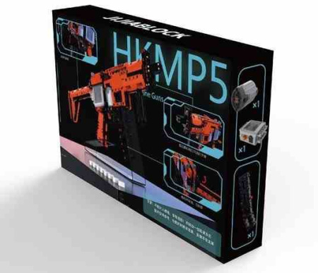 Конструктор пистолет-пулемёт JiSi Bricks HK MP5 с мотором