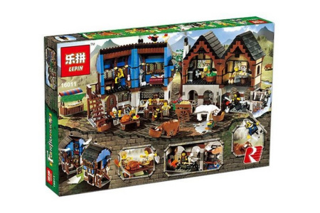 Конструктор Lepin 16011 Средневековый Рынок