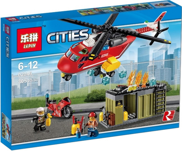 Конструктор Lepin 02046 Пожарная команда быстрого реагирования