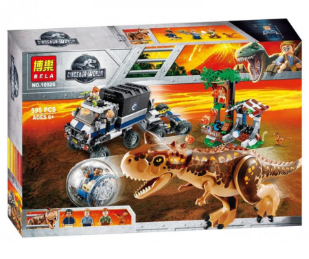 Конструктор Bela 10926 Побег в гиросфере от карнотавра