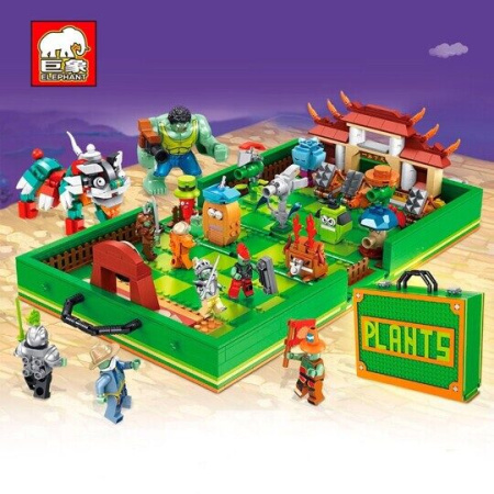 Конструктор Зомби против растений Чемодан для сражений 90084